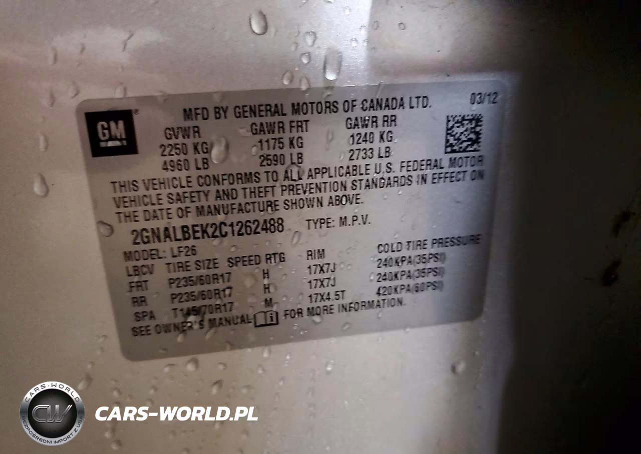 2012 Chevrolet Equinox Ls VIN:2GNALBEK2C1262488 - 13