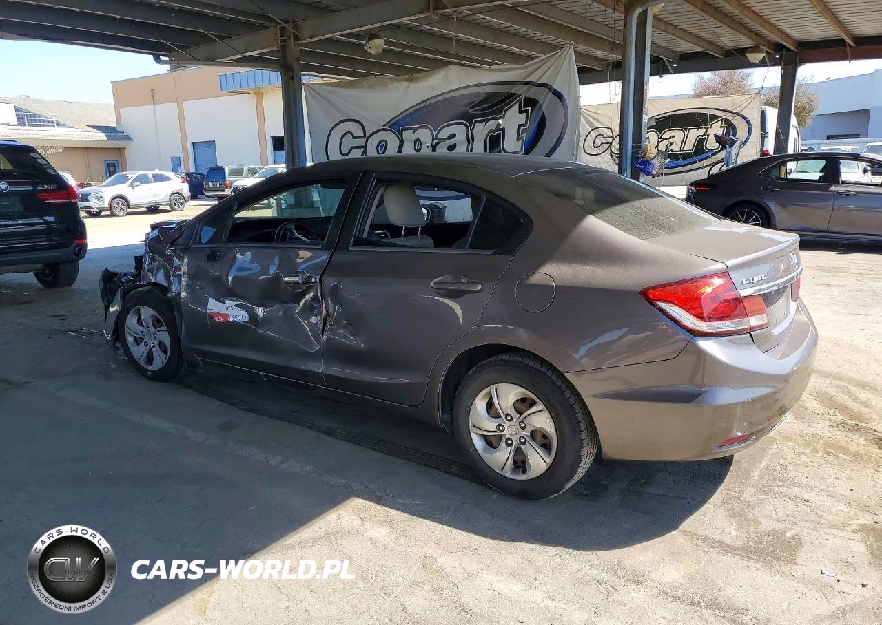 2014 Honda Civic Lx VIN:19XFB2F5XEE208534 - 2