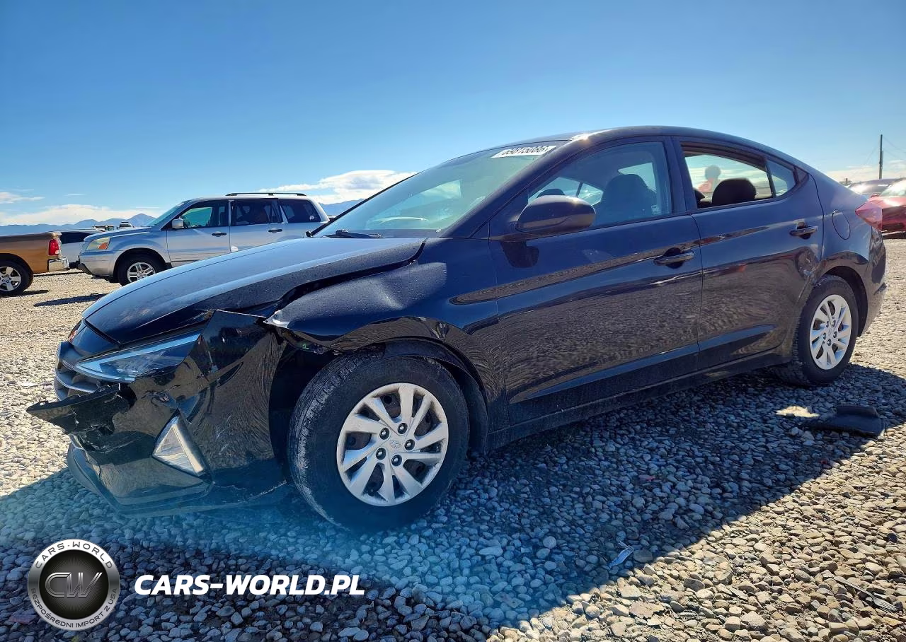 2019 Hyundai Elantra Se VIN:5NPD74LFXKH448272 - 1