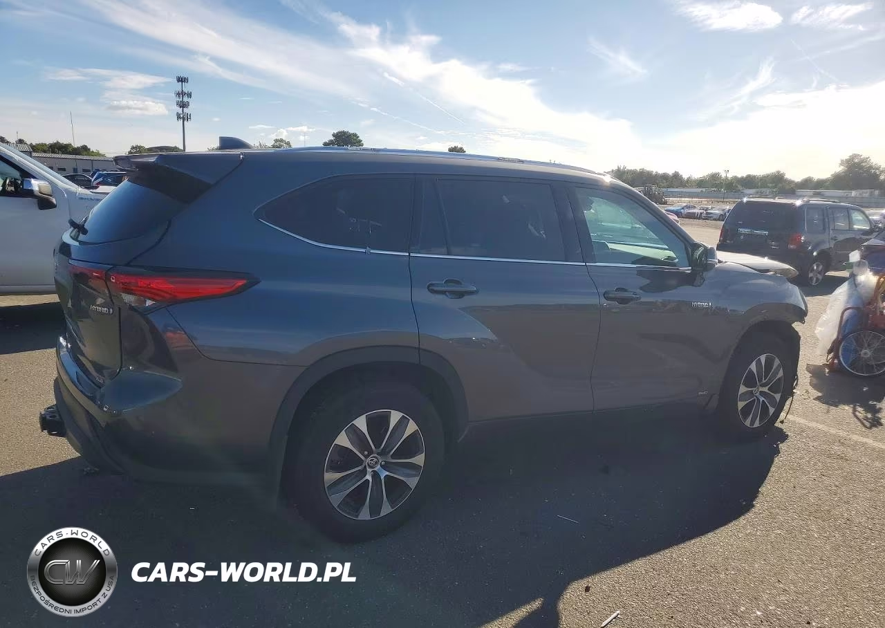 2021 Toyota Highlander Hybrid Xle VIN:5TDGBRCH6MS524173 - 3