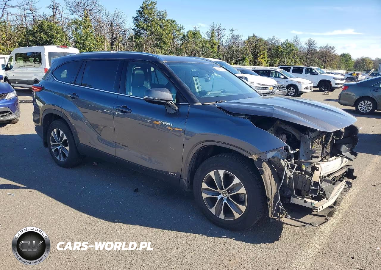 2021 Toyota Highlander Hybrid Xle VIN:5TDGBRCH6MS524173 - 4