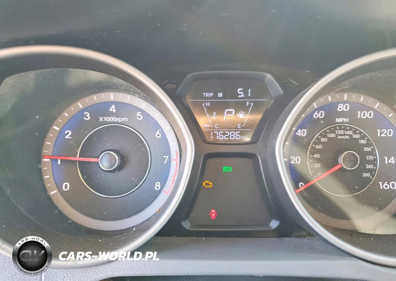 2014 Hyundai Elantra Se VIN:KMHDH4AE8EU027289 - 9