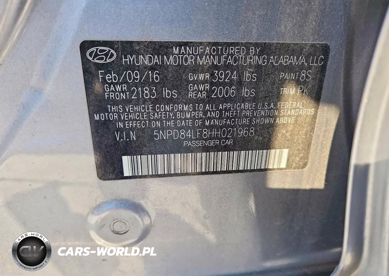 2017 Hyundai Elantra Se VIN:5NPD84LF8HH021968 - 13
