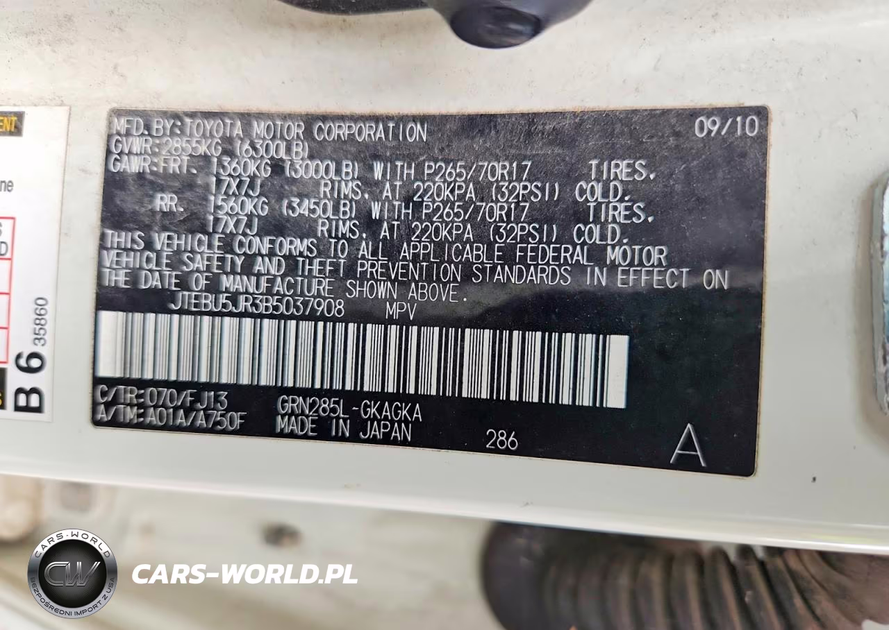 2011 Toyota 4Runner Sr5 VIN:JTEBU5JR3B5037908 - 13