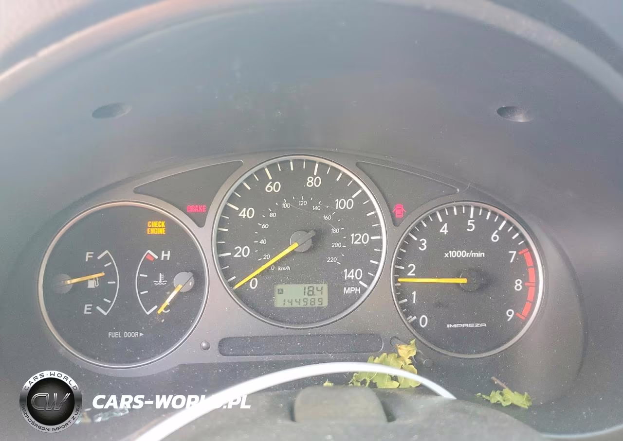 2002 Subaru Impreza Wrx VIN:JF1GD29662G526591 - 9