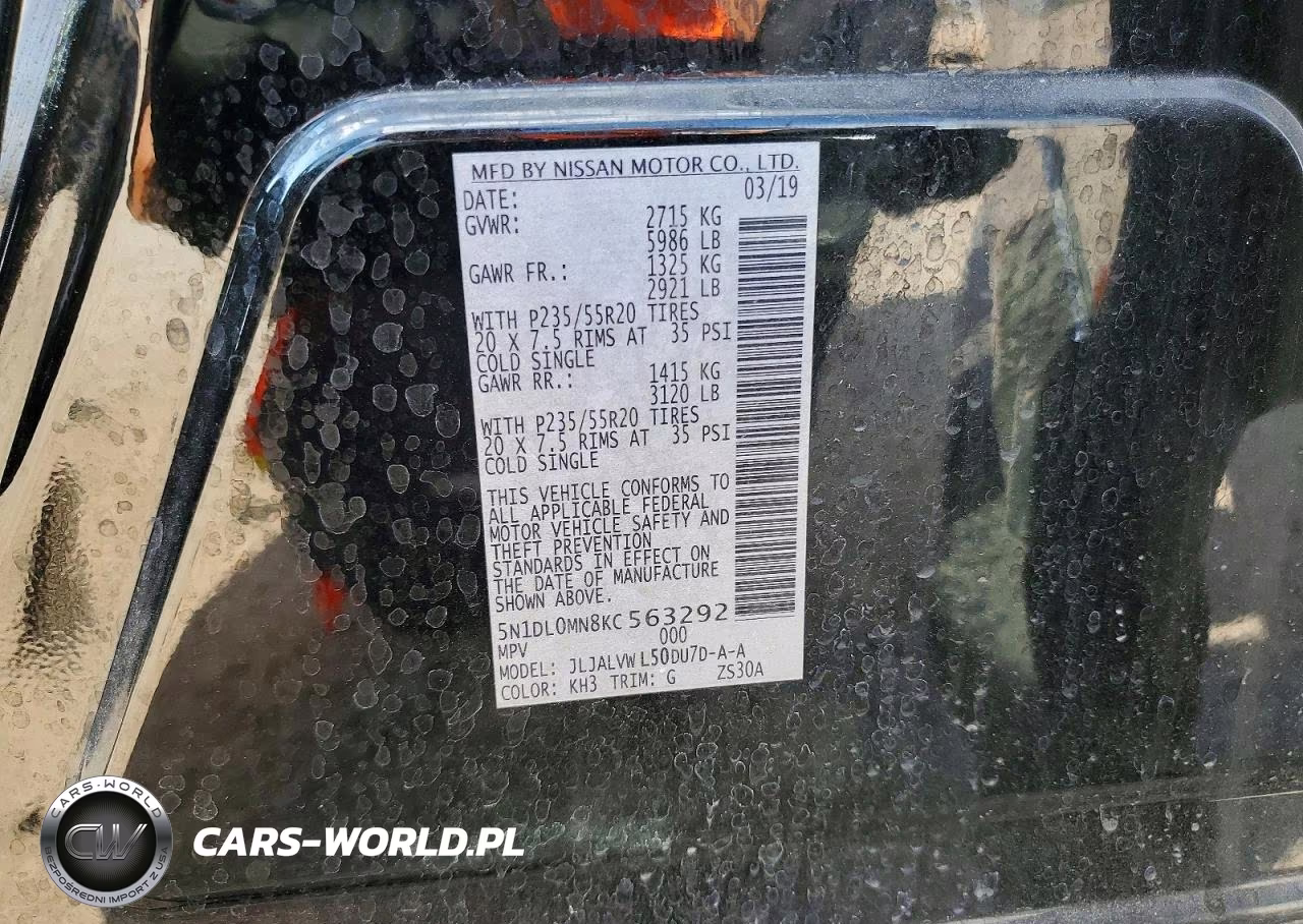 2019 Infiniti Qx60 Luxe VIN:5N1DL0MN8KC563292 - 14