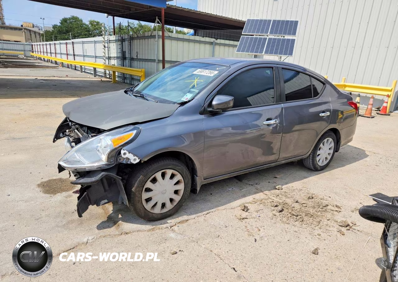 2019 Nissan Versa Sv VIN:3N1CN7AP9KL838443 - 1