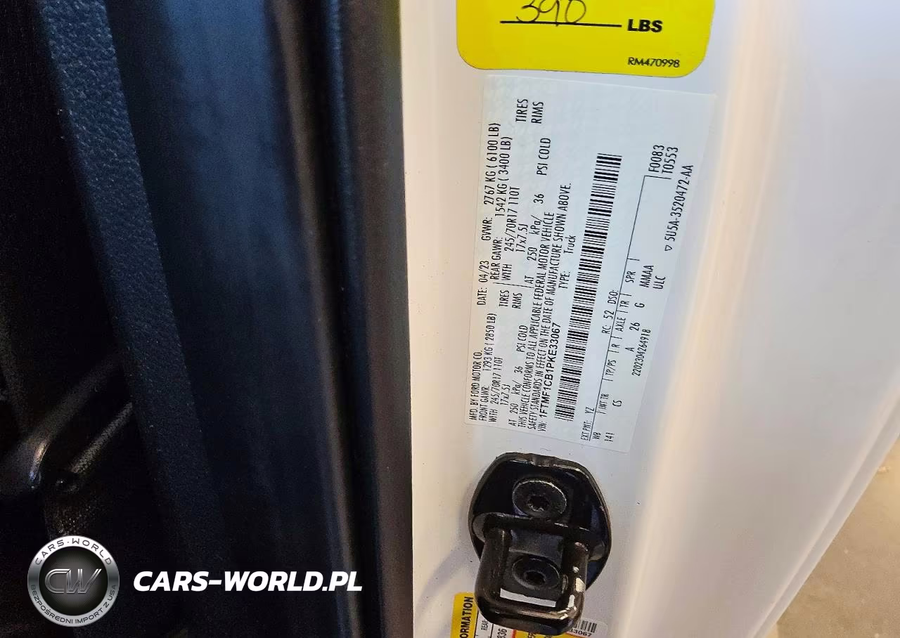2023 Ford F150 VIN:1FTMF1CB1PKE33067 - 12