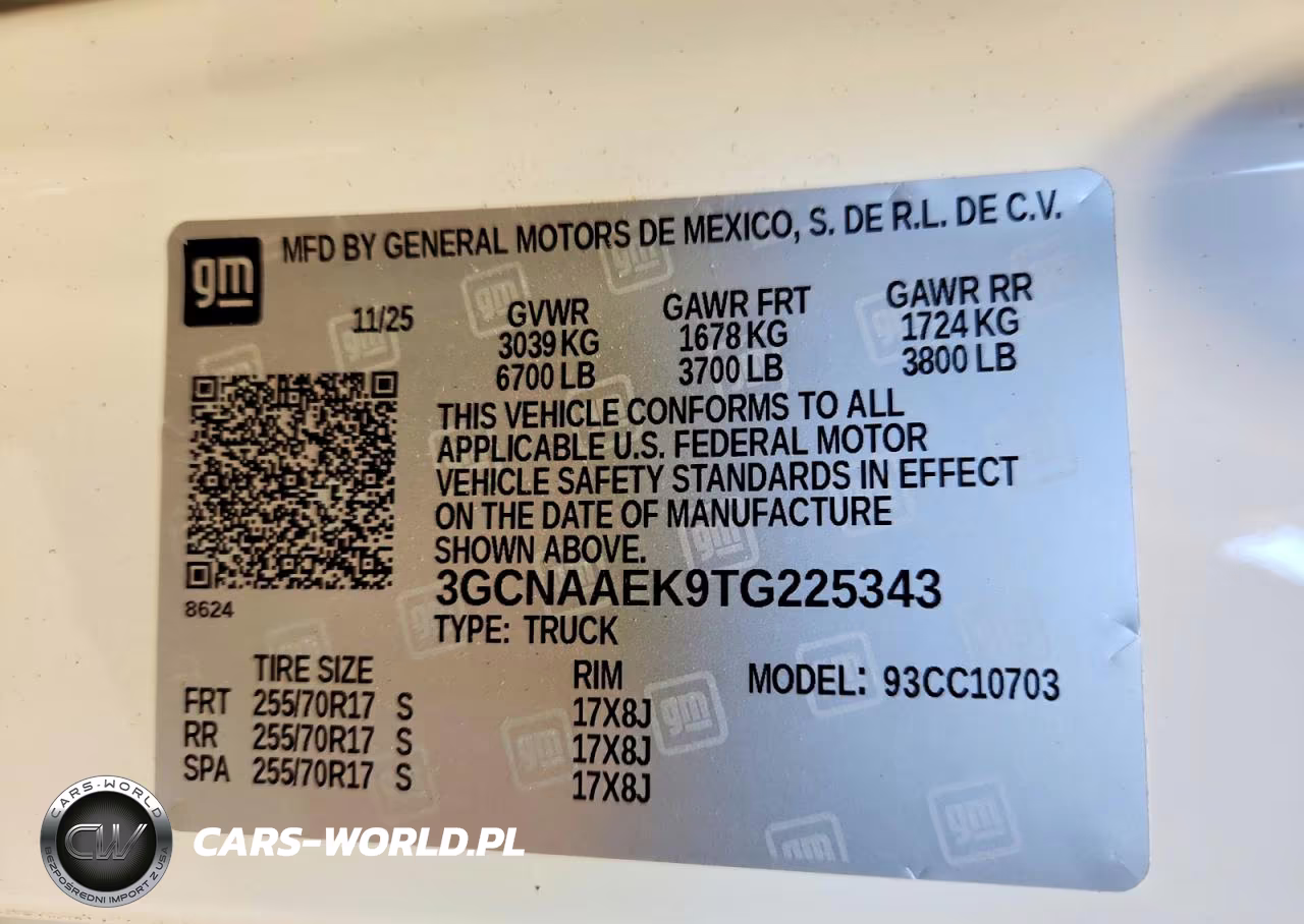 2026 Chevrolet Silverado C1500 VIN:3GCNAAEK9TG225343 - 12