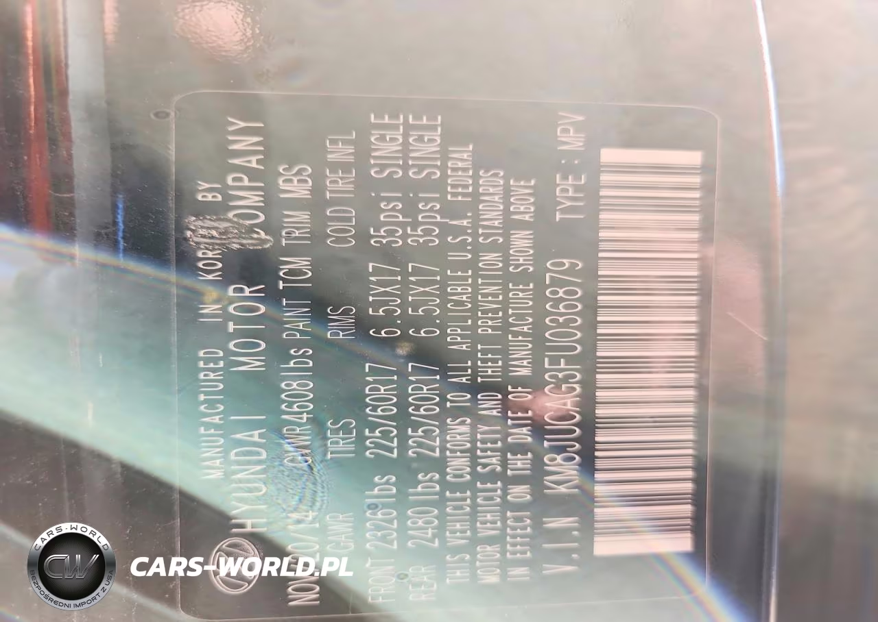 2015 Hyundai Tucson Se VIN:KM8JUCAG3FU036879 - 13