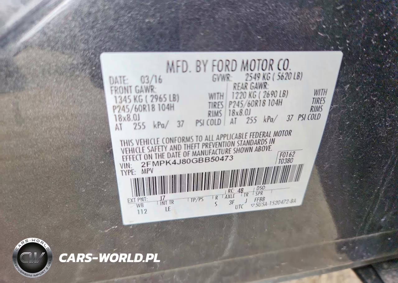 2016 Ford Edge Sel VIN:2FMPK4J80GBB50473 - 14