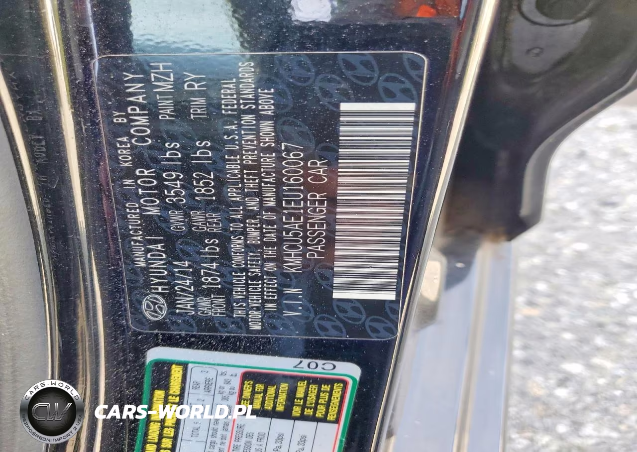 2014 Hyundai Accent Se VIN:KMHCU5AE1EU160067 - 13
