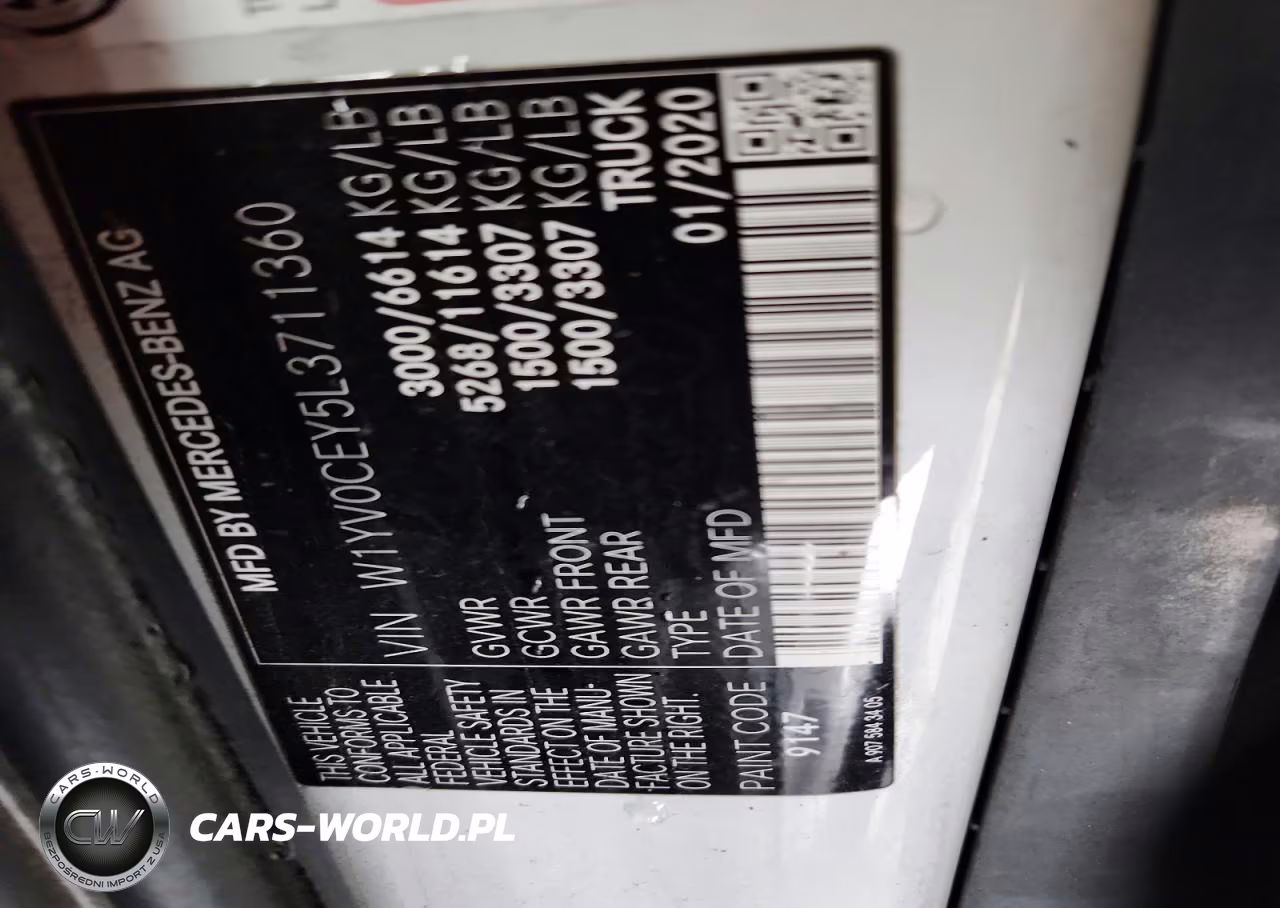2020 Mercedes-Benz Metris VIN:W1YV0CEY5L3711360 - 13