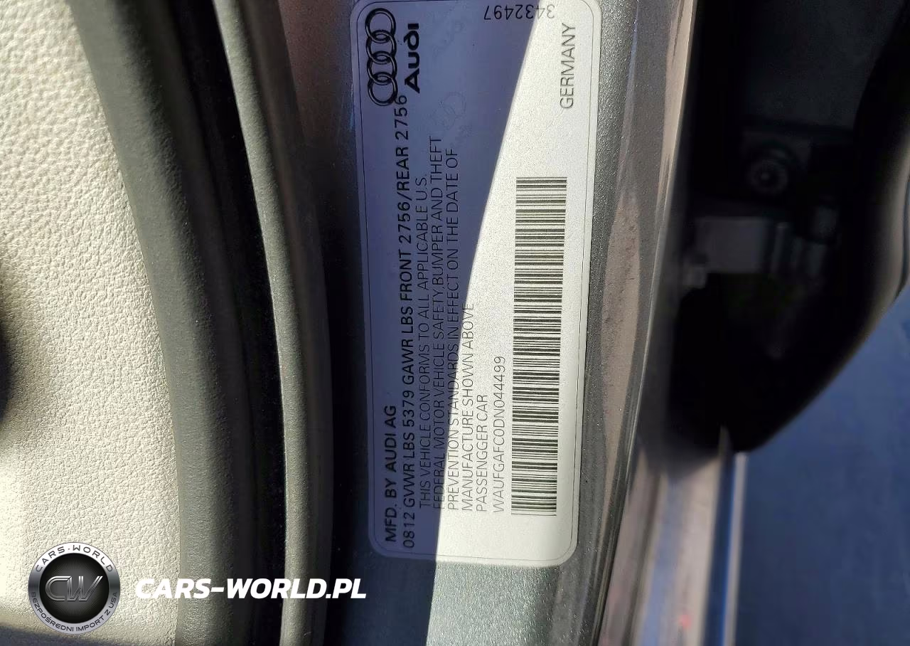 2013 Audi A6 Premium VIN:WAUFGAFC0DN044499 - 12