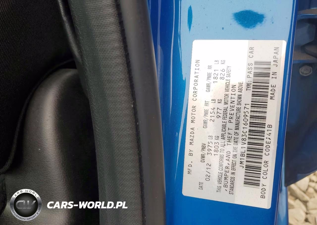 2012 Mazda 3 I VIN:JM1BL1V83C1609571 - 12