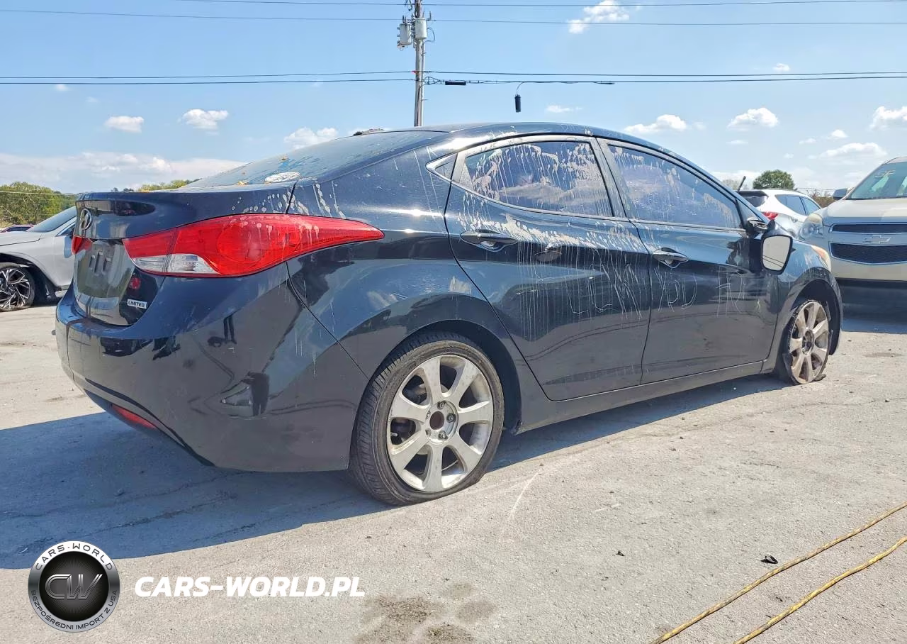 2012 Hyundai Elantra Limited VIN:5NPDH4AE8CH143040 - 3