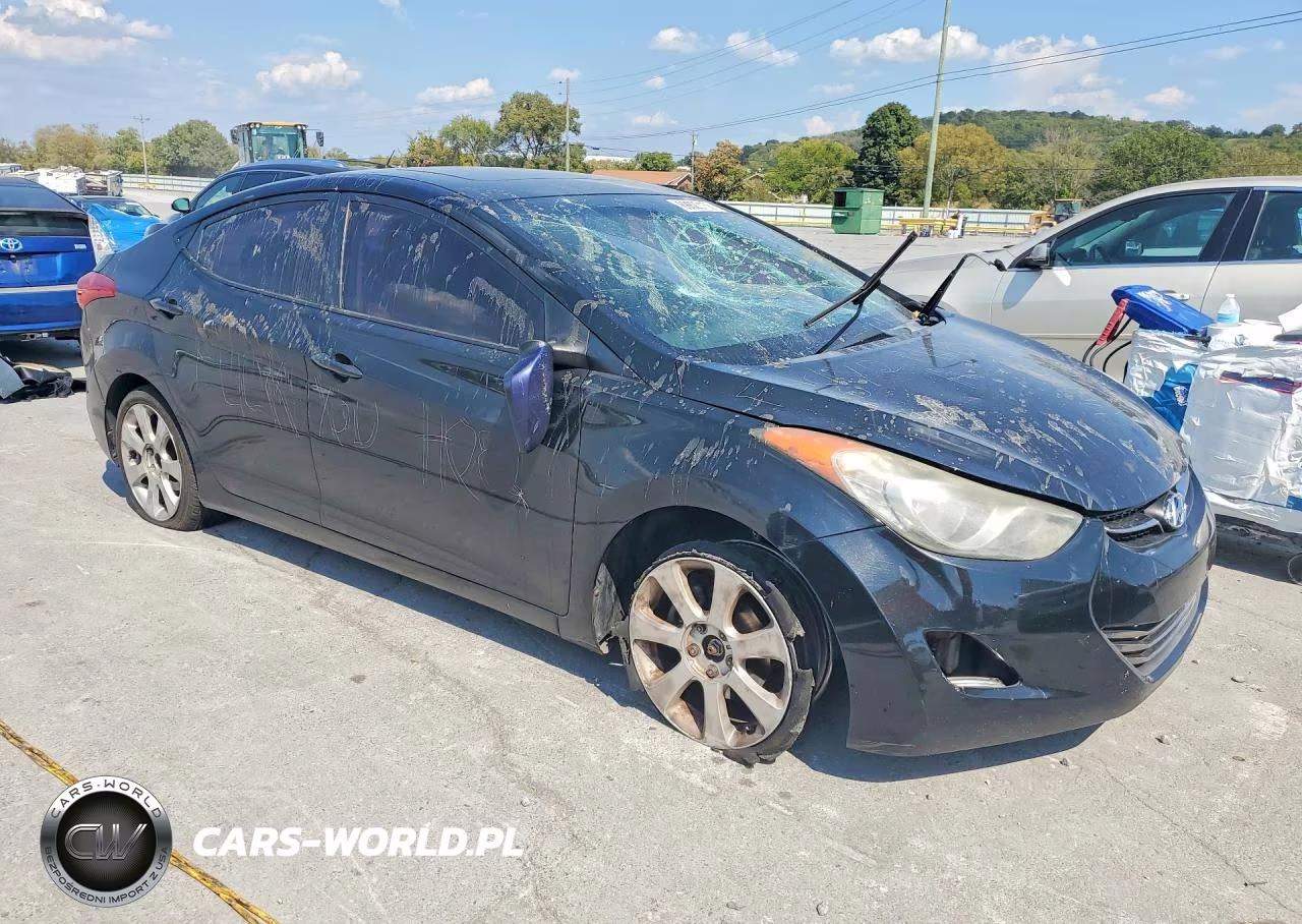 2012 Hyundai Elantra Limited VIN:5NPDH4AE8CH143040 - 4