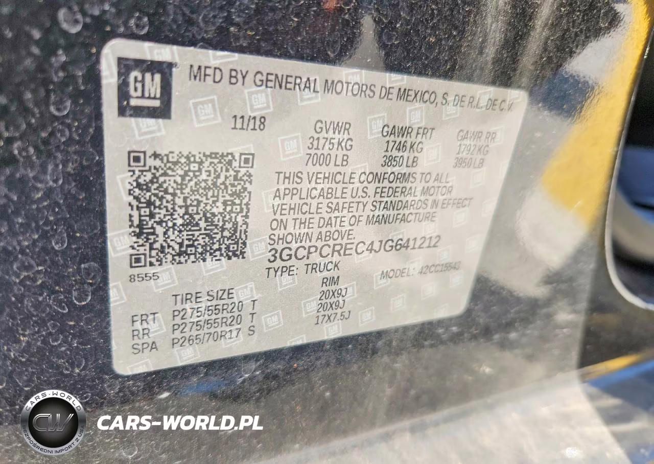 2018 Chevrolet Silverado C1500 Lt VIN:3GCPCREC4JG641212 - 13