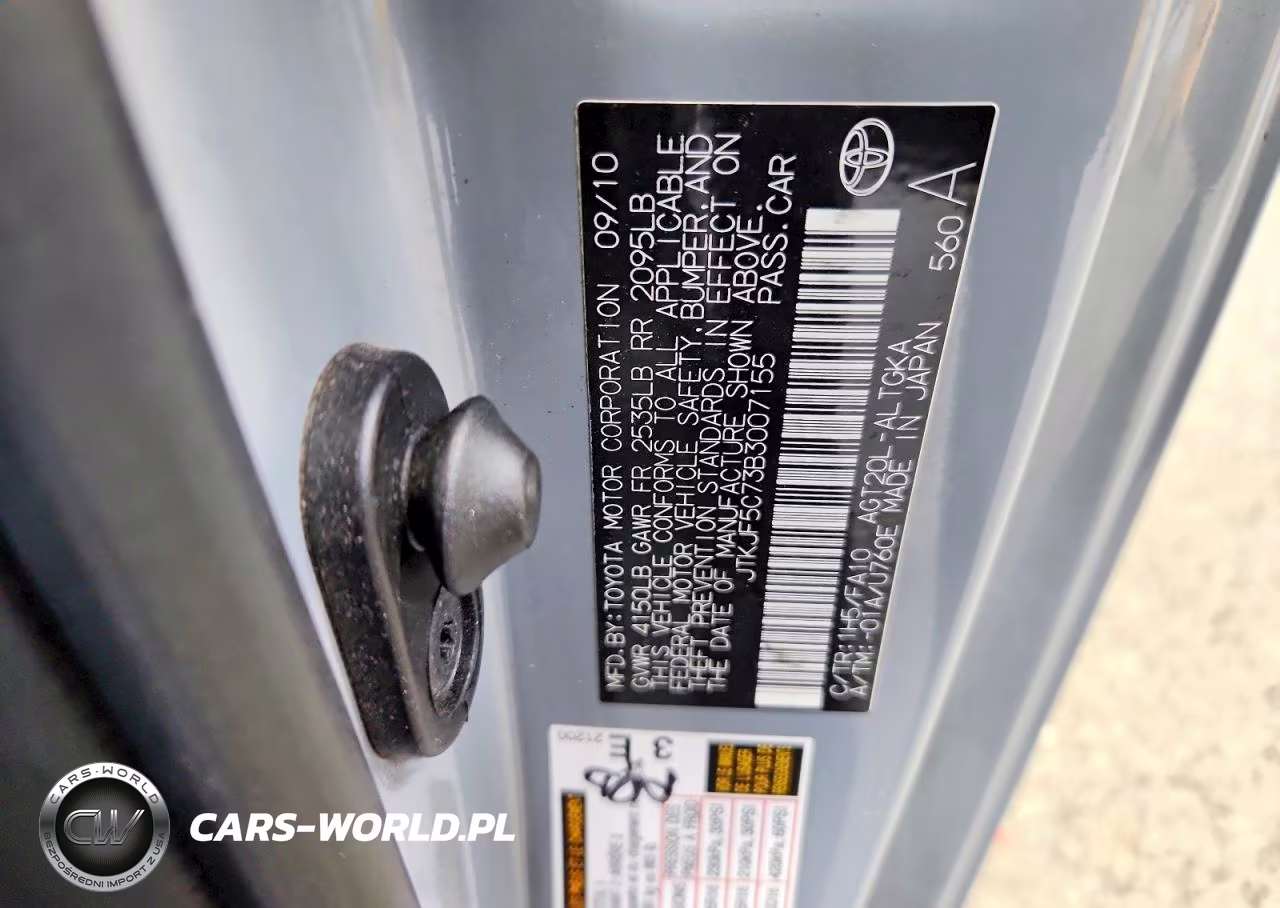 2011 Scion Tc Base VIN:JTKJF5C73B3007155 - 13