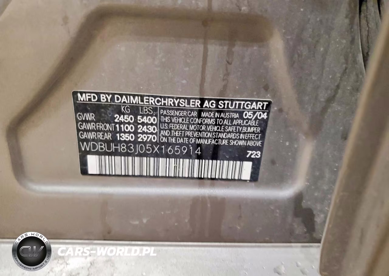 2005 Mercedes-Benz E-Class E500 VIN:WDBUH83J05X165914 - 13