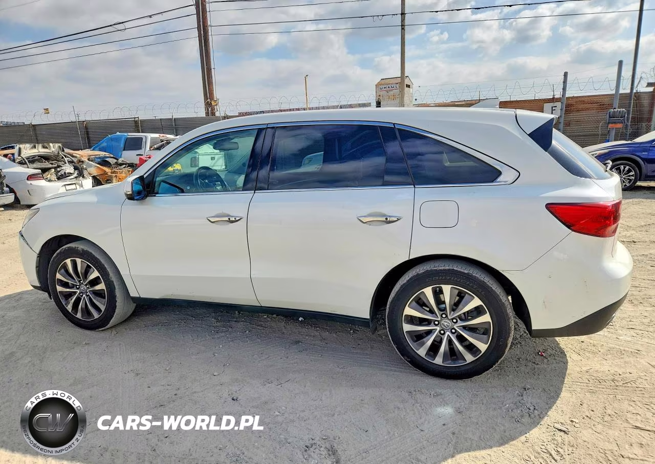 2015 Acura Mdx Technology VIN:5FRYD3H41FB003322 - 2