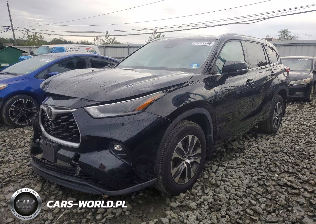 2021 Toyota Highlander Xle VIN:5TDGZRBHXMS525579 - 1