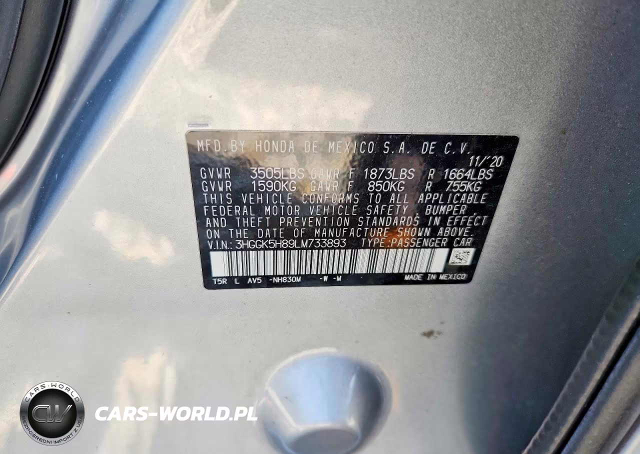 2020 Honda Fit Ex VIN:3HGGK5H89LM733893 - 12