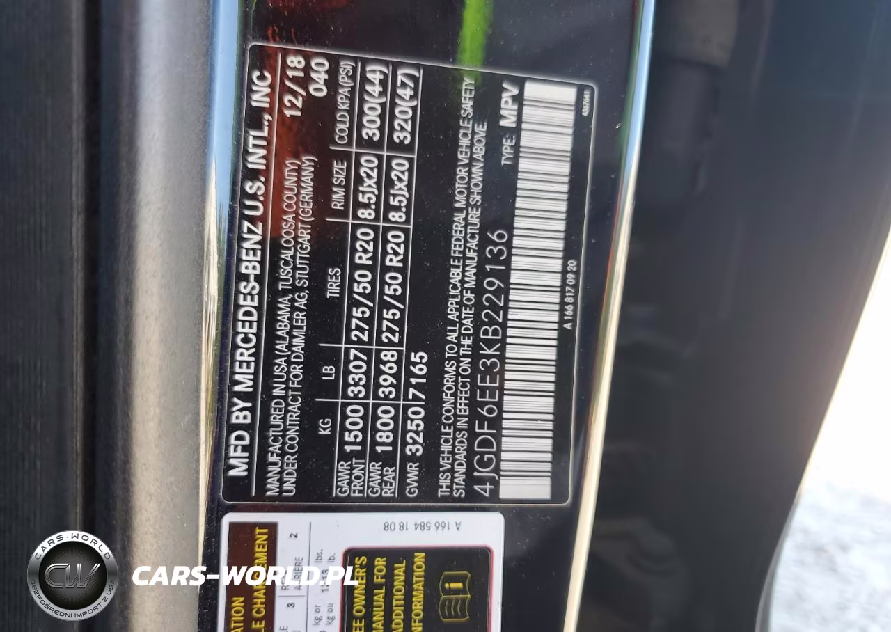 2019 Mercedes-Benz Gls 450 4Matic VIN:4JGDF6EE3KB229136 - 14
