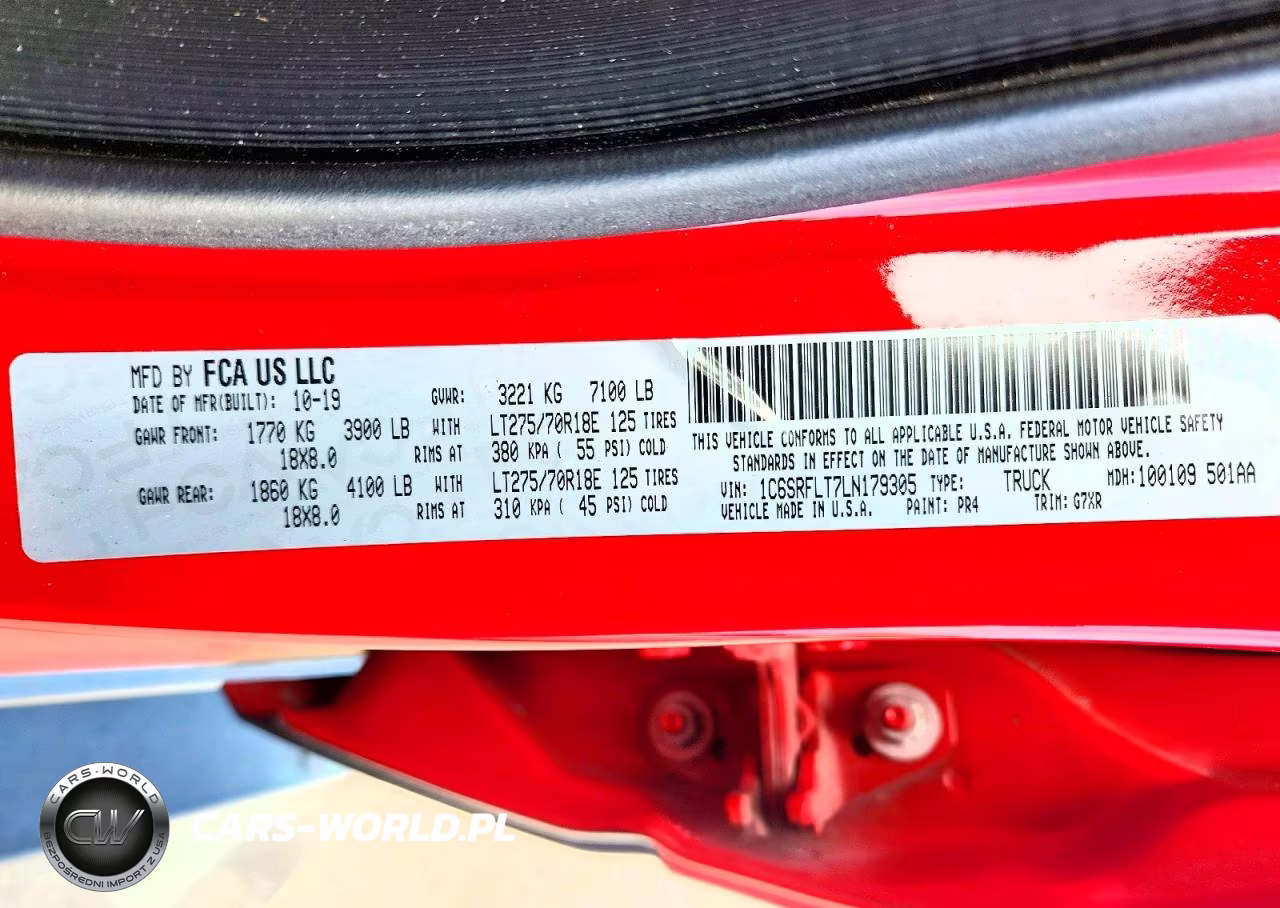 2020 Ram 1500 Rebel VIN:1C6SRFLT7LN179305 - 13