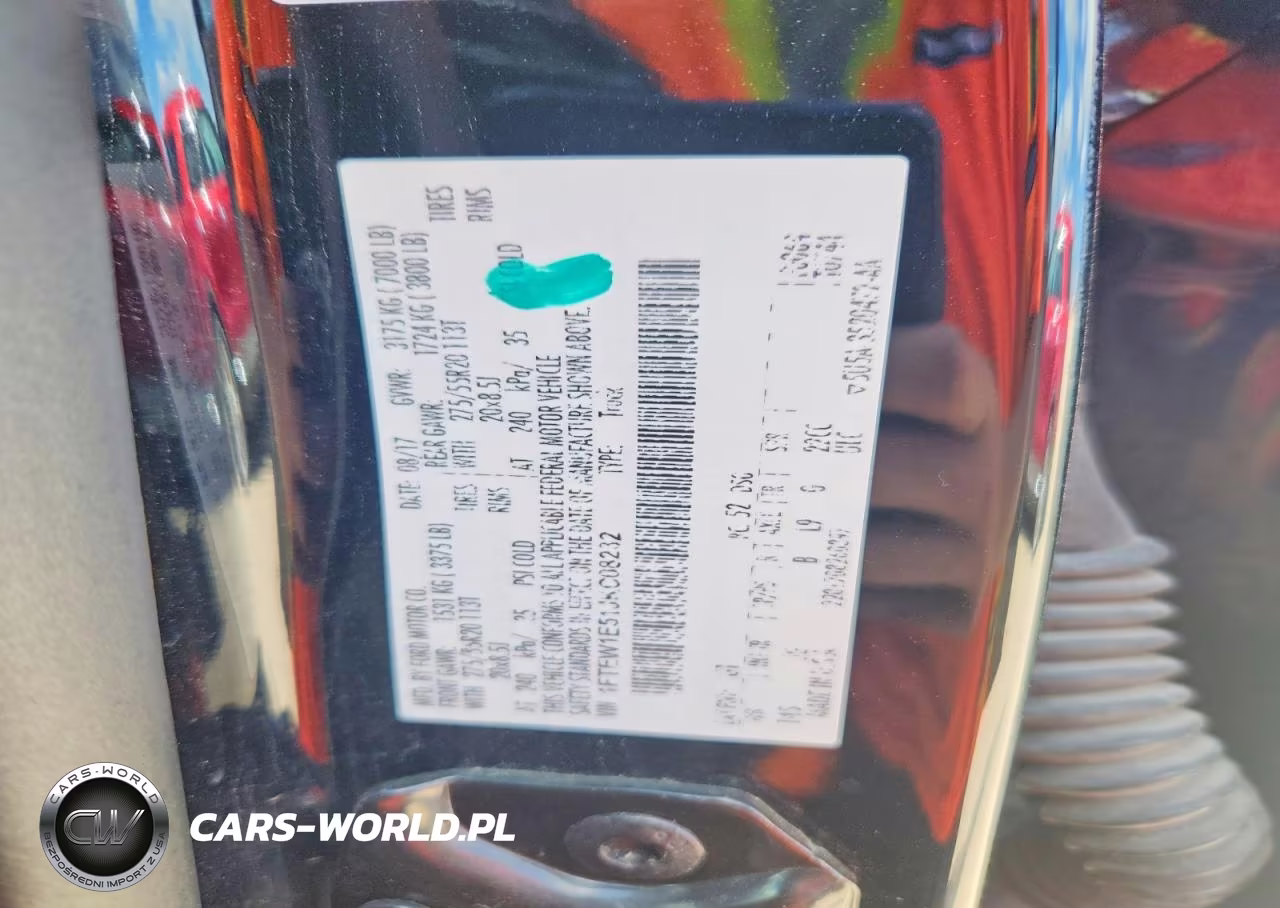 2018 Ford F150 Supercrew VIN:1FTEW1E51JKC08232 - 12