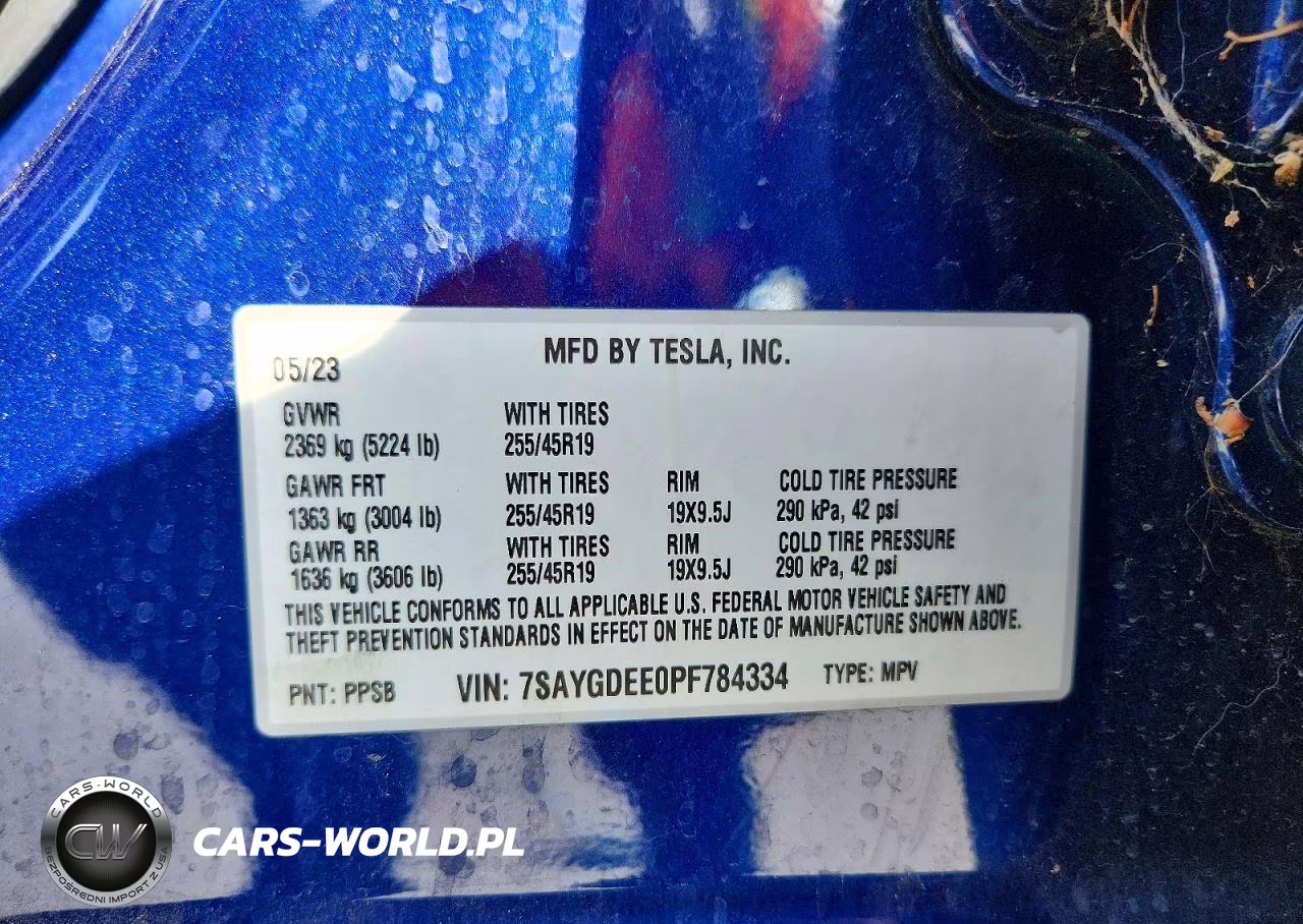 2023 Tesla Model Y VIN:7SAYGDEE0PF784334 - 13