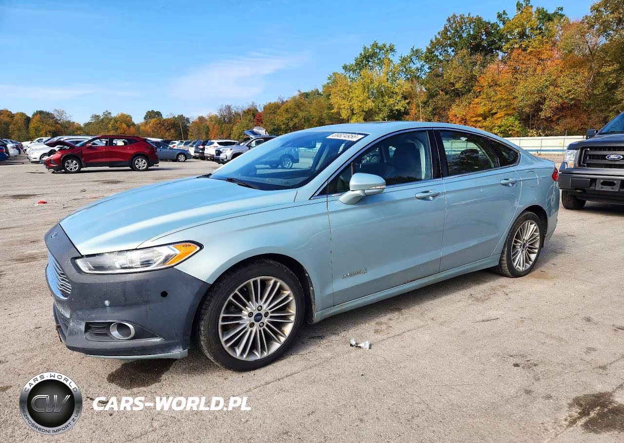 2014 Ford Fusion Se Hybrid VIN:3FA6P0LU6ER168436 - 1