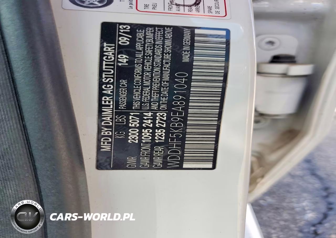 2014 Mercedes-Benz E 350 VIN:WDDHF5KB9EA891040 - 12