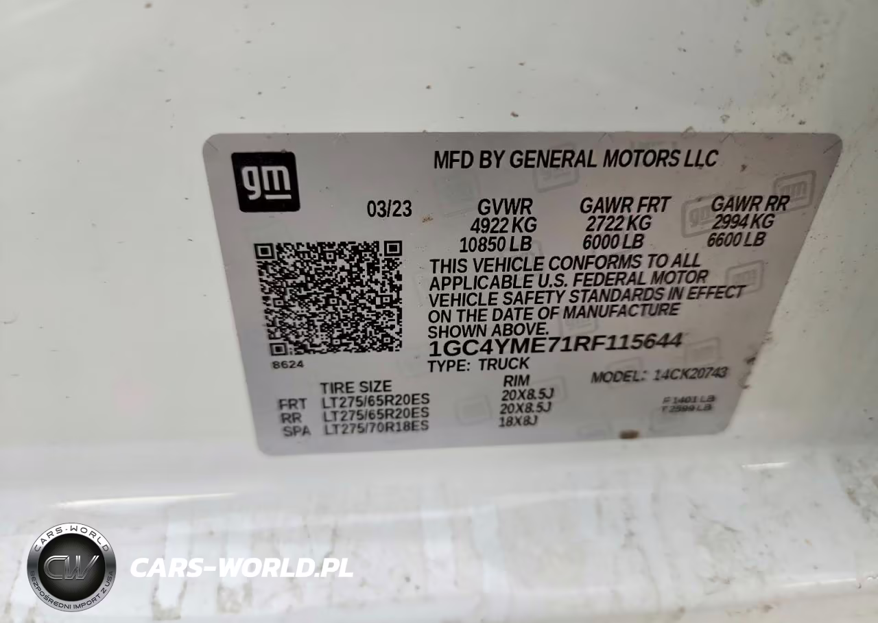 2024 Chevrolet Silverado 2500Hd 4Wd Standard Bed Custom VIN:1GC4YME71RF115644 - 12