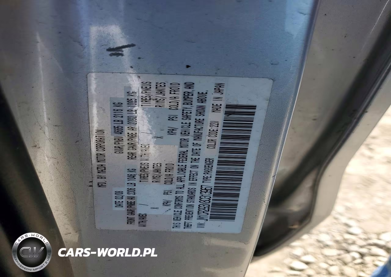 2008 Mazda 5 VIN:JM1CR293X80313967 - 12
