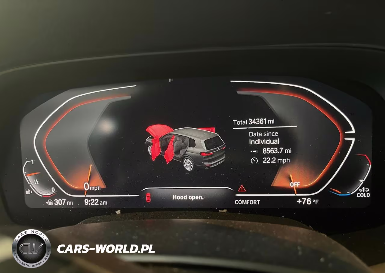 2021 BMW X7 xDrive40I VIN:5UXCW2C0XM9F32300 - 9