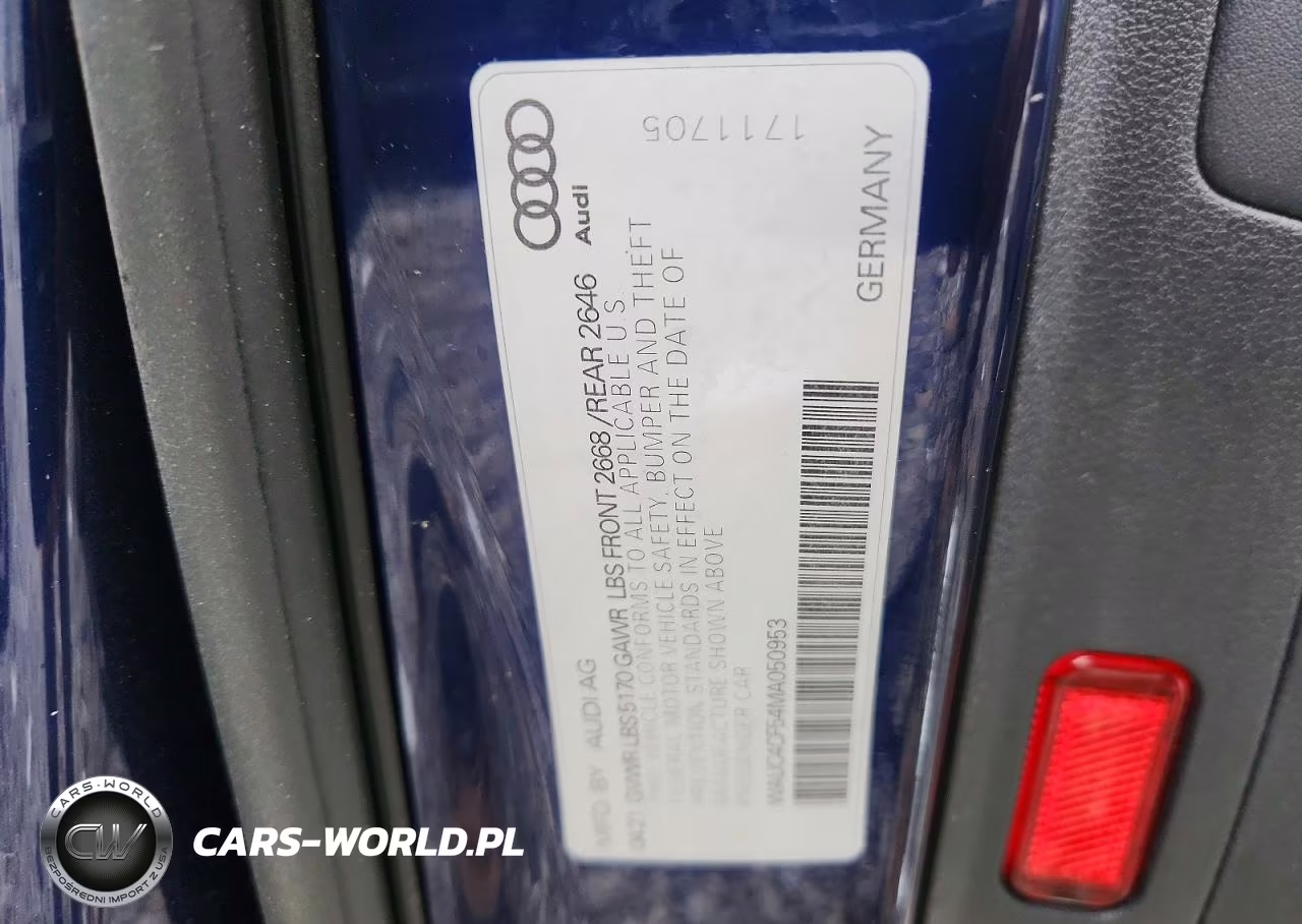 2021 Audi S5 Premium Plus VIN:WAUC4CF54MA050953 - 13