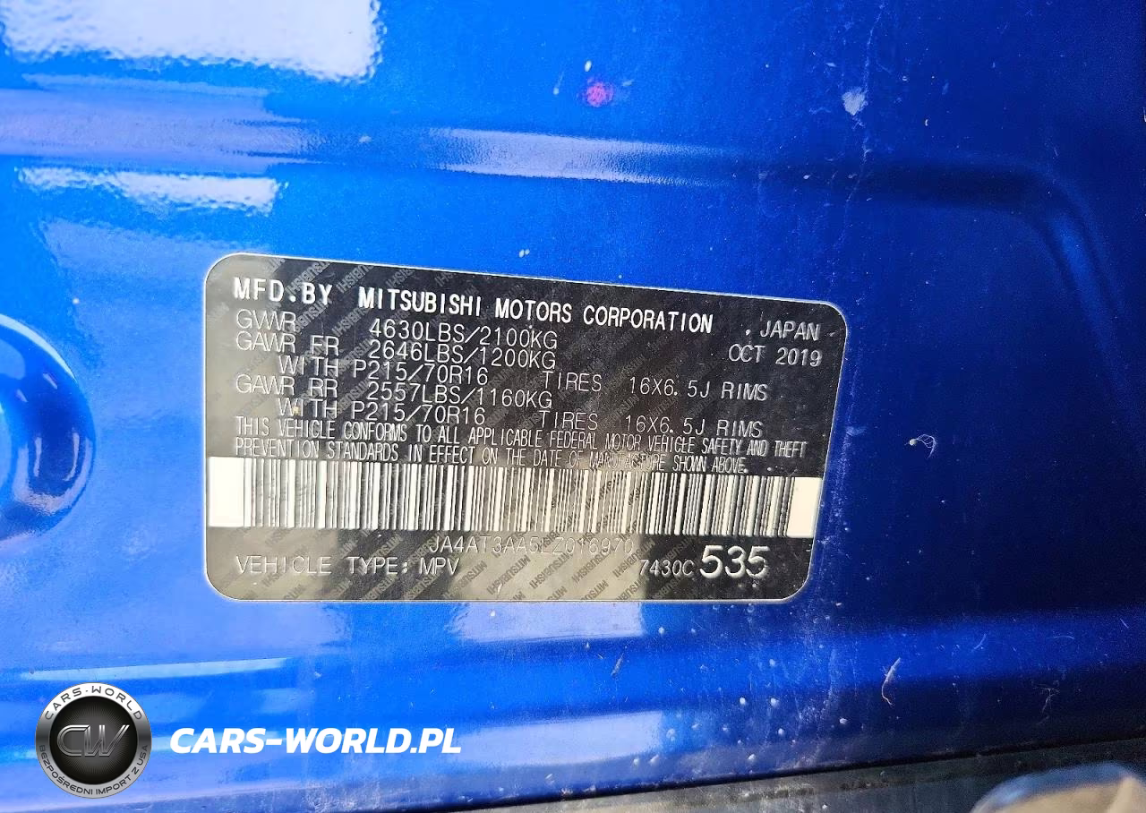 2020 Mitsubishi Eclipse Cross Es VIN:JA4AT3AA5LZ016970 - 13
