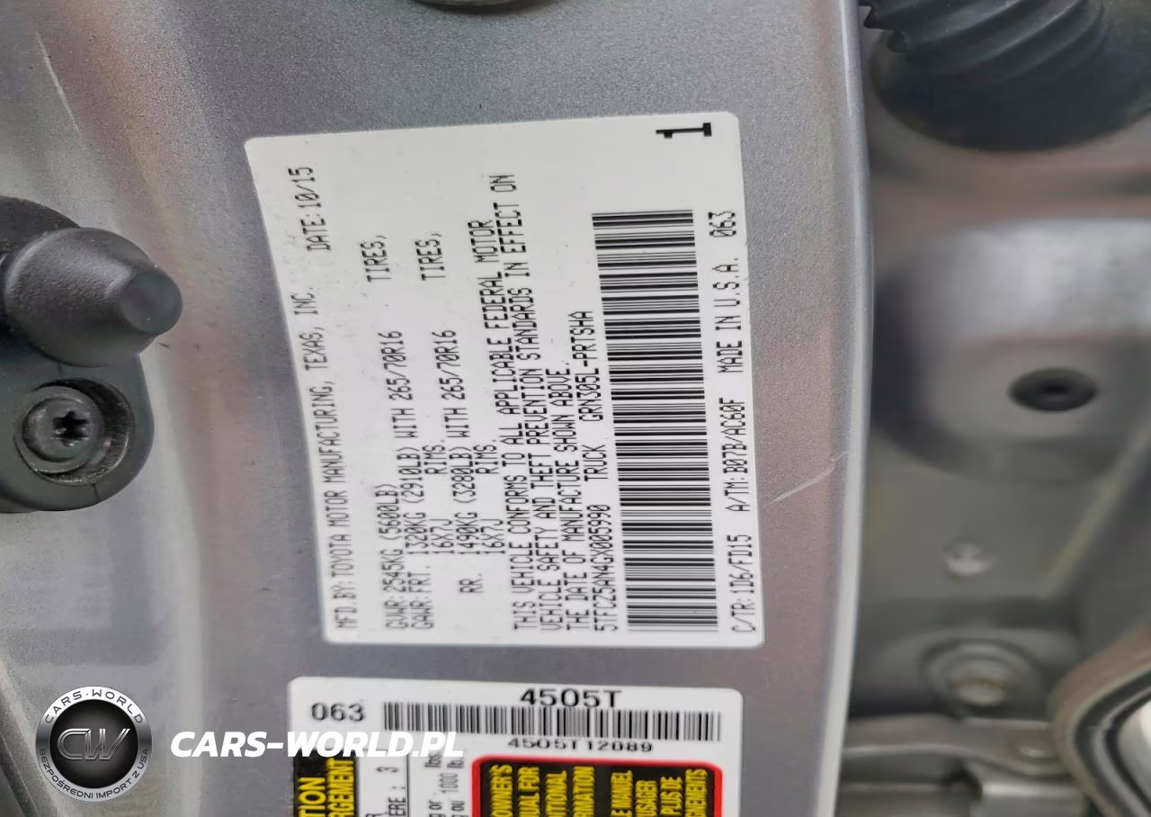 2016 Toyota Tacoma Trd Off-Road VIN:5TFCZ5AN4GX005990 - 12