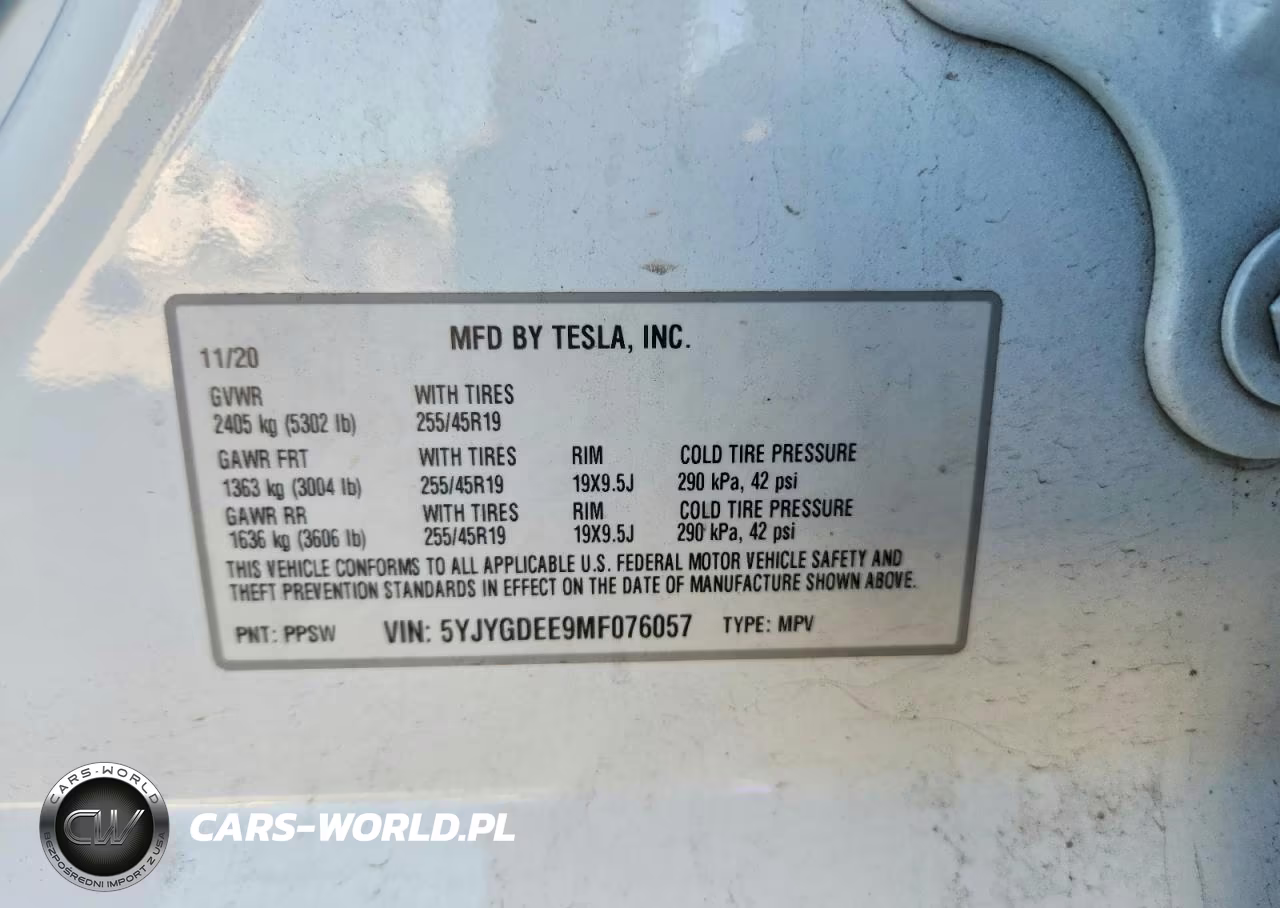 2021 Tesla Model Y VIN:5YJYGDEE9MF076057 - 12