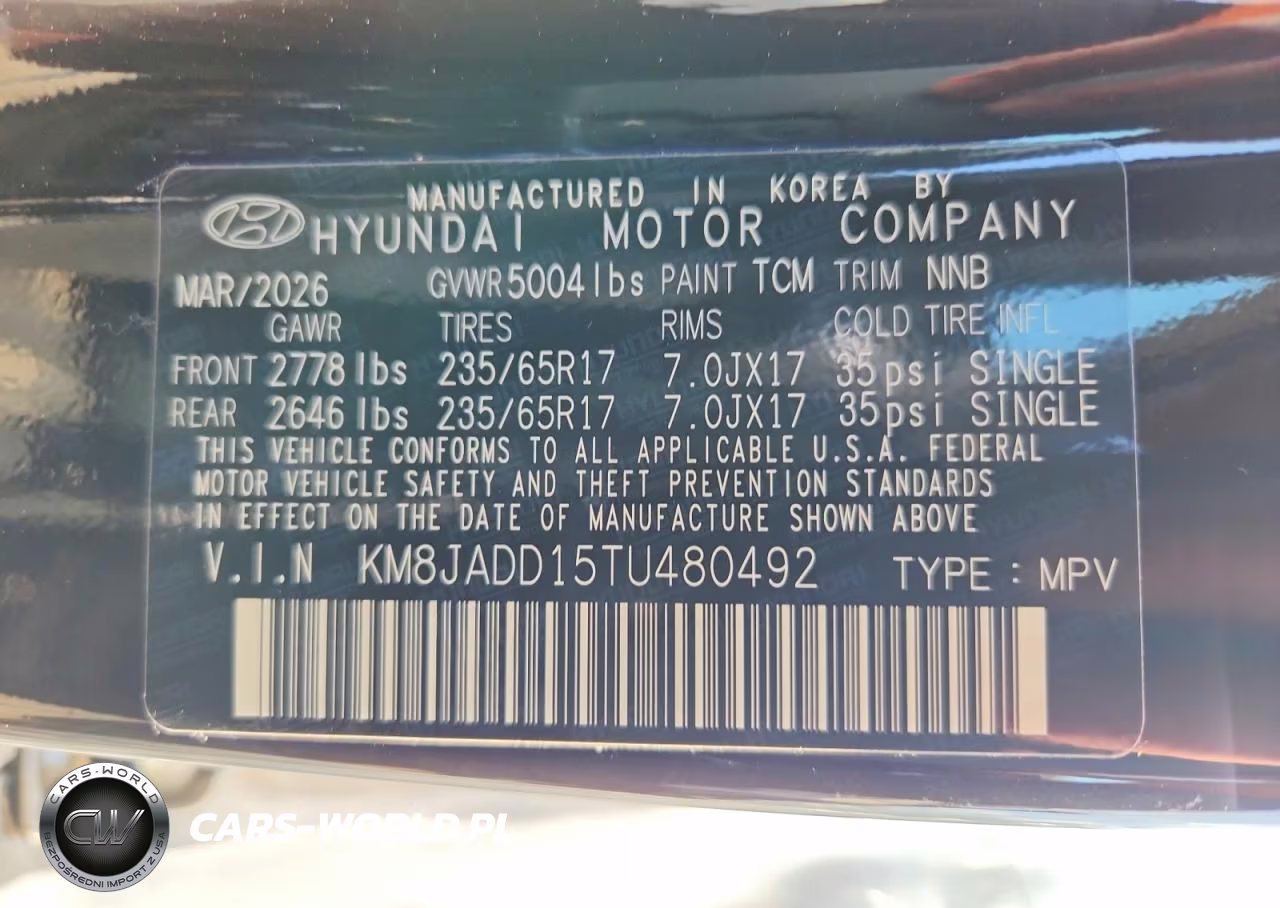 2026 Hyundai Tucson Blue Se VIN:KM8JADD15TU480492 - 13