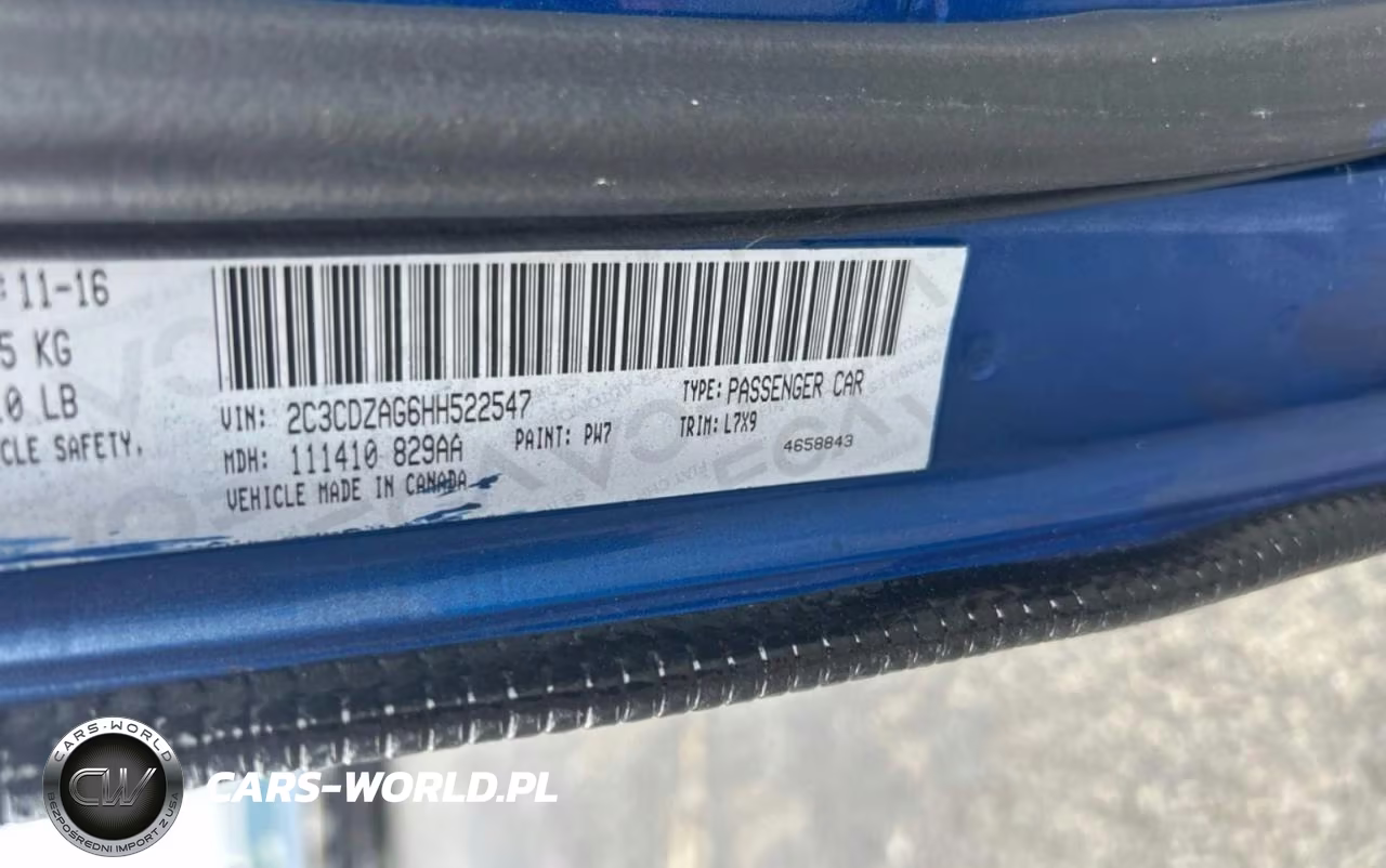 2017 Dodge Challenger Sxt VIN:2C3CDZAG6HH522547 - 10