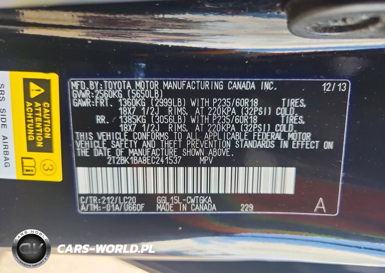 2014 Lexus Rx 350 Base VIN:2T2BK1BA8EC241537 - 14