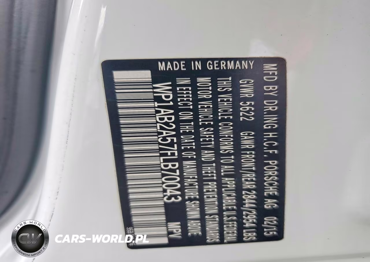 2015 Porsche Macan S VIN:WP1AB2A57FLB70043 - 13