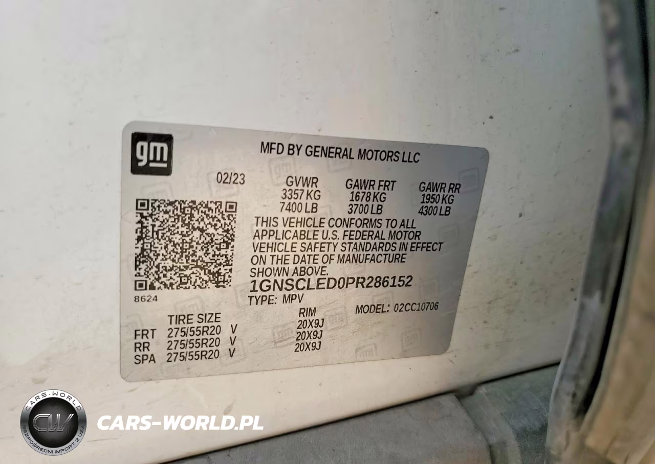 2023 Chevrolet Tahoe C1500 VIN:1GNSCLED0PR286152 - 13