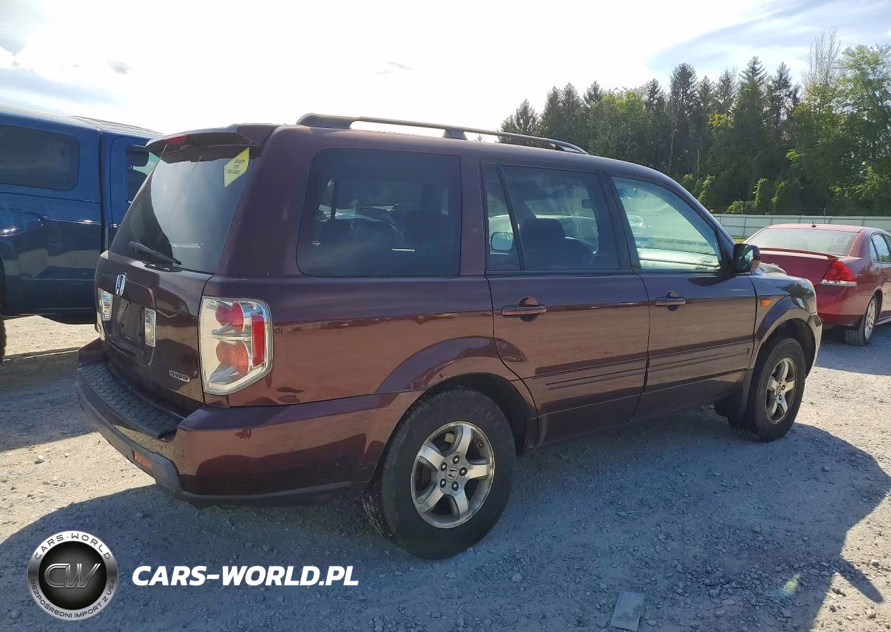 2008 Honda Pilot Ex VIN:5FNYF18438B044313 - 3