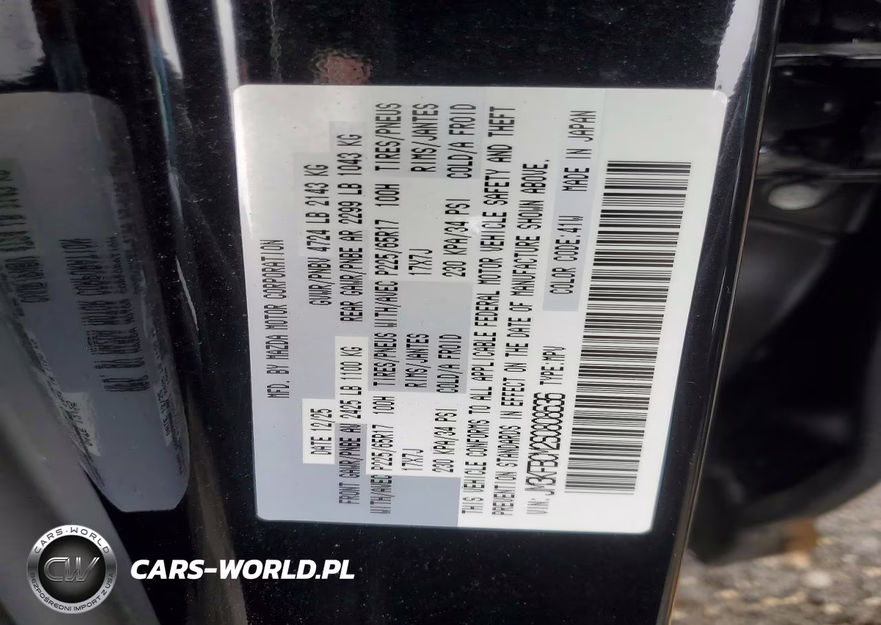 2025 Mazda Cx-5 Preferred VIN:JM3KFBCM2S0808636 - 13