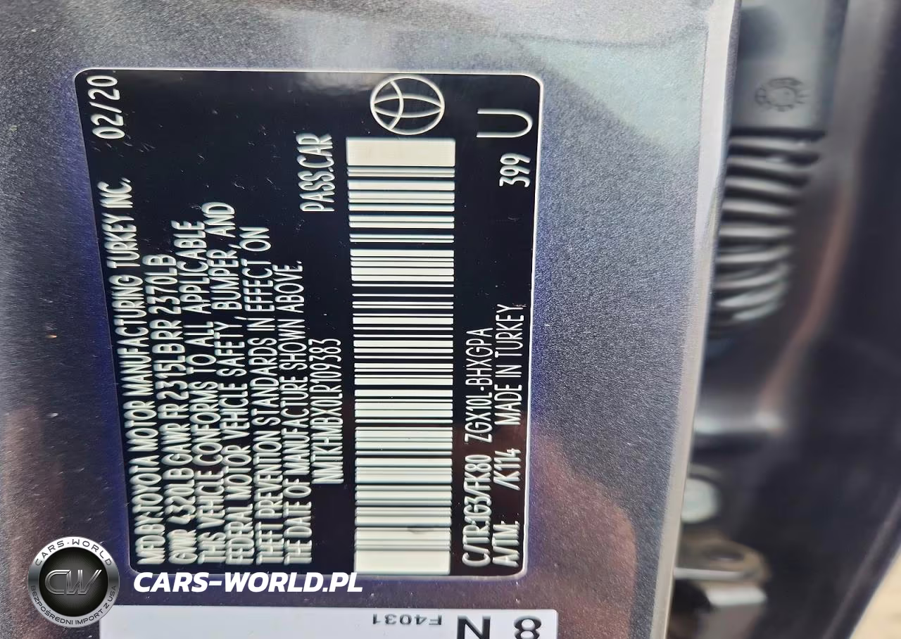 2020 Toyota C-Hr Xle VIN:NMTKHMBX0LR109383 - 12