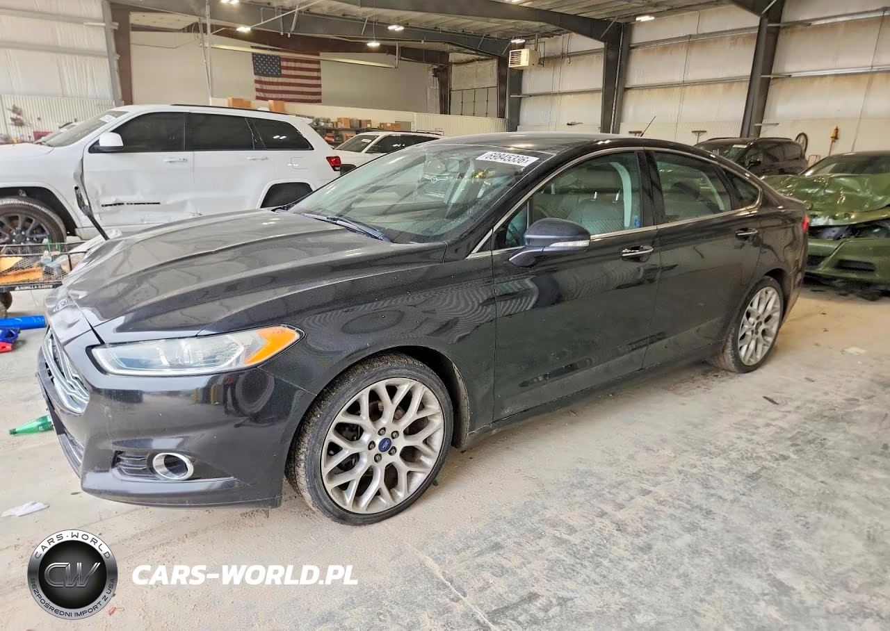 2014 Ford Fusion Titanium VIN:3FA6P0K96ER336430 - 1