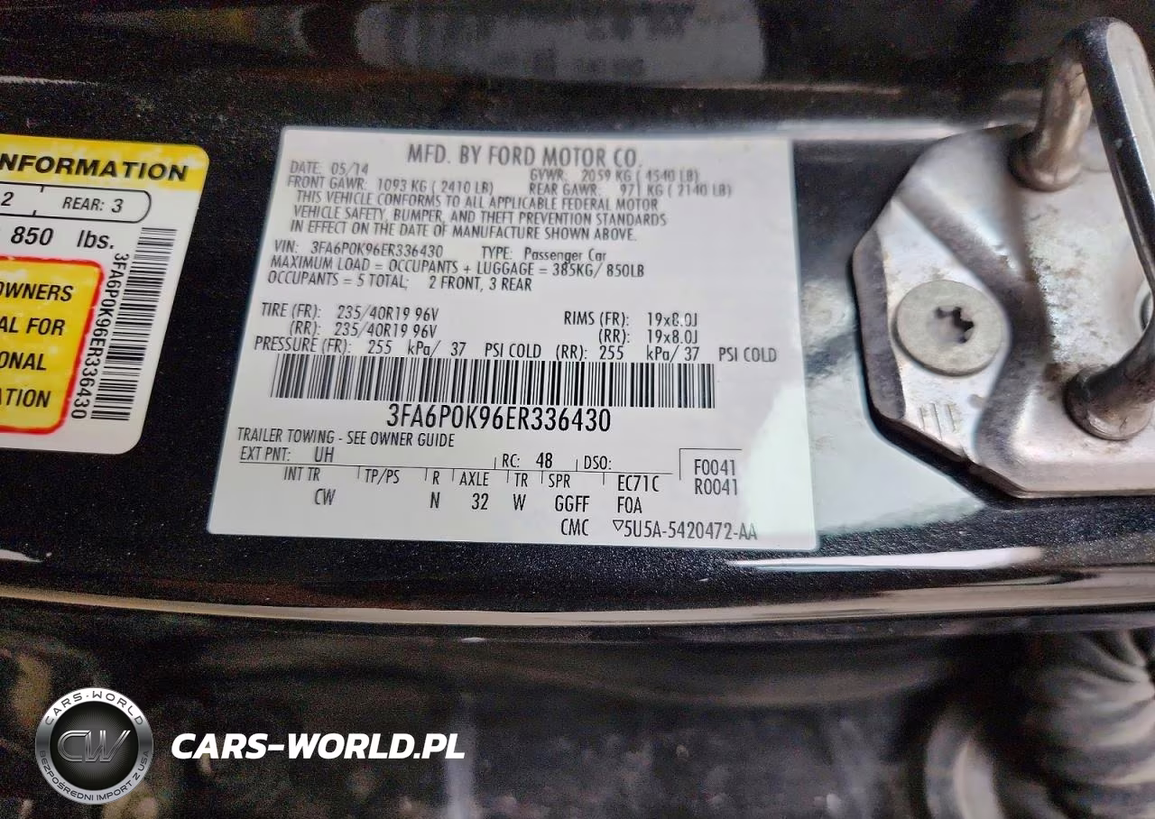 2014 Ford Fusion Titanium VIN:3FA6P0K96ER336430 - 12